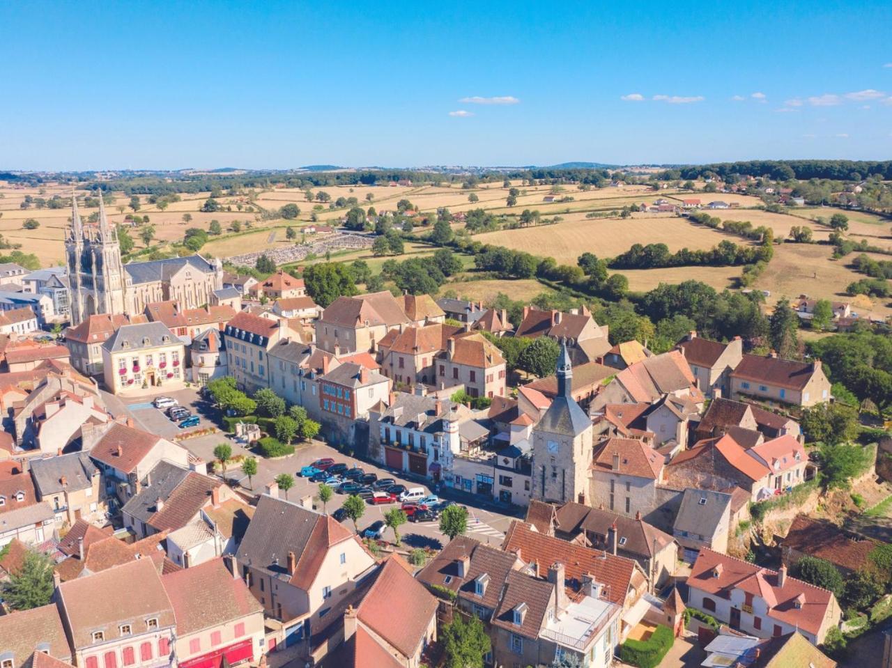 Grand Hotel De Bourbon-Lancy - Spa Et Restaurant - Logis Exteriér fotografie